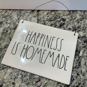 Rae Dunn Happiness is Homemade Sign